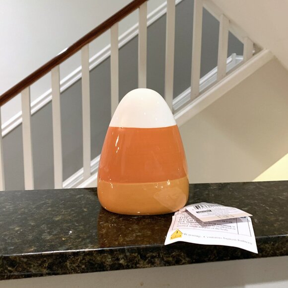 Target Bullseye Playground Ceramic Light Up Candy Corn Figurine Halloween 2024 - Picture 2 of 3